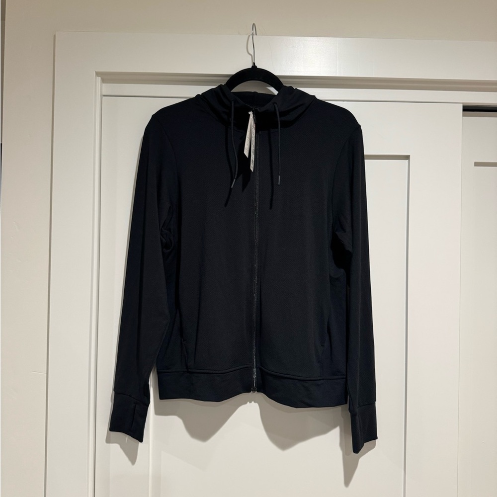 Uniqlo Airism Black Hoodie Jacket